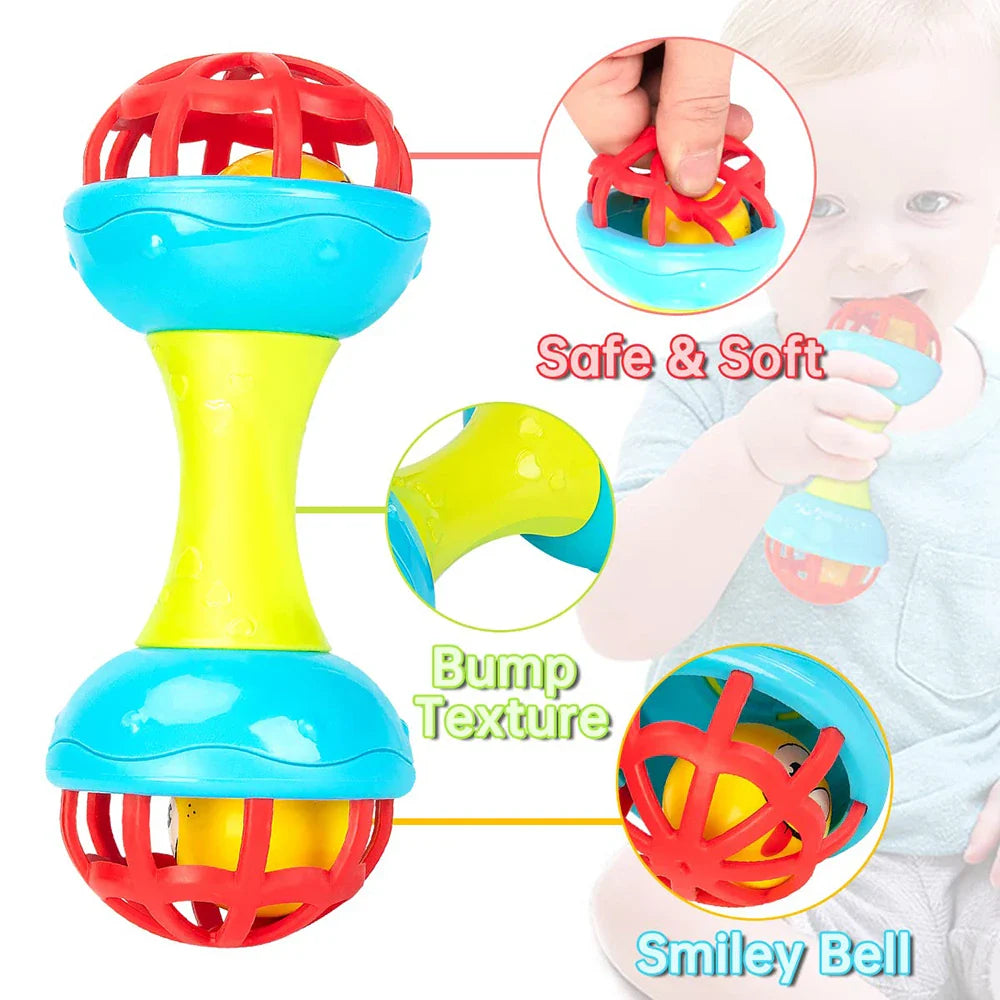 Baby Rattle Ball Newborn Sensory Toys Soothing Gift - Tophatter Daily Deals