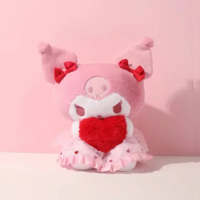 Sanrio Hello Kitty Kuromi Melody Cinnamoroll Stuffed Toys Kawaii Kuromi Pink (20cm) Anime - Tophatter Daily Deals
