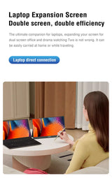 Portable Monitor 14.1 Inch Touch IPS HDR10 Second Screen - Tophatter Daily Deals