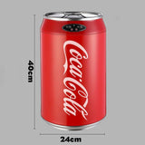 Automatic Induction Trash Can Round Kitchen Bin 24x40cm Red 10L - Tophatter Daily Deals