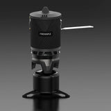 All-in-One Camping Stove with Piezo Ignition Black Camp Cooking - Tophatter Daily Deals