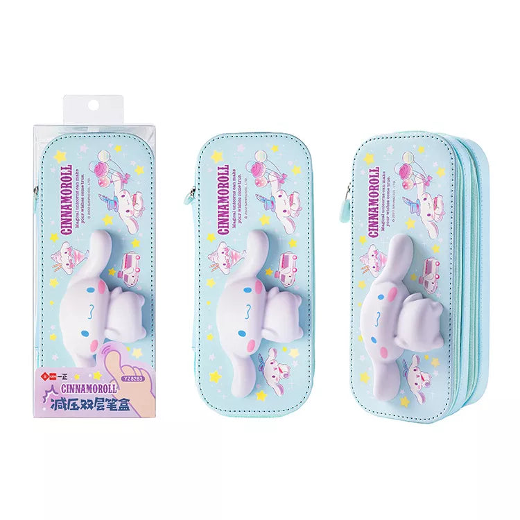 Sanrio Zipped Pencil Case Kawaii Hello Kitty Cinnamoroll My Melody Cinnamoroll Anime - Tophatter Daily Deals