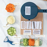 9 in 1 Multi-functional Vegetable Chopper Vegetable Choppers - Tophatter Daily Deals