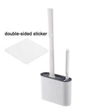 Wall Hanging Toilet Brush With Holder style1 dark grey Bath - Tophatter Daily Deals