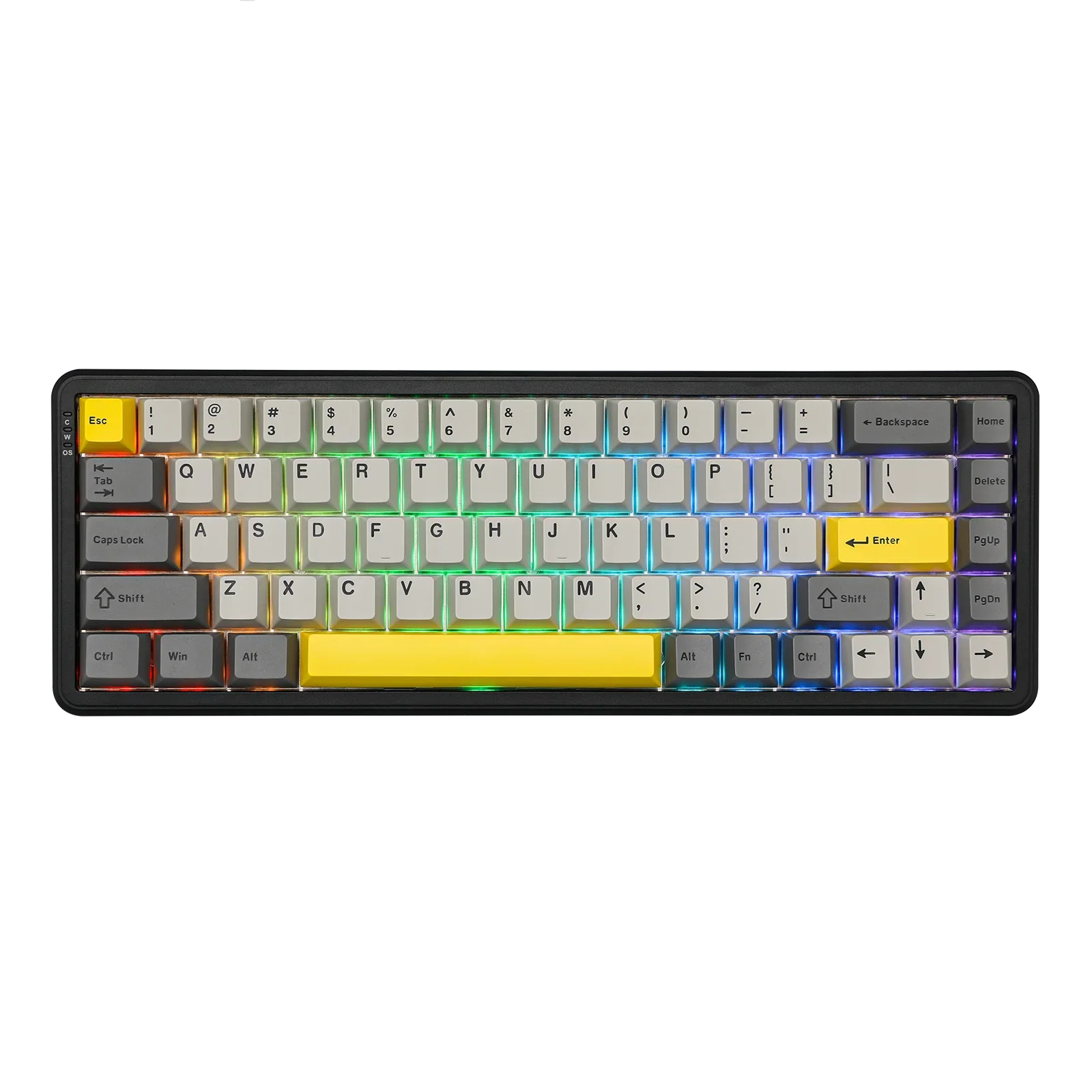 Mechanical Keyboard 68Key Wireless Bluetooth RGB Hall Effect - Tophatter Daily Deals