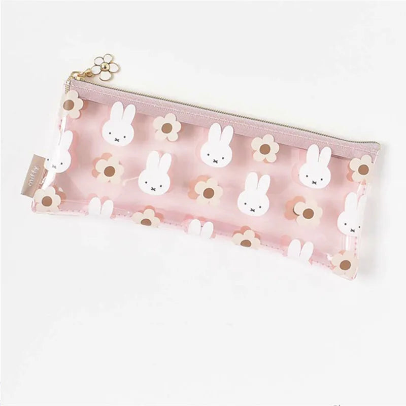 Miffy Transparent Storage Bag Pink Long Animals - Tophatter Daily Deals