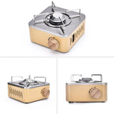 Camping Gas Stove 2800W Khaki Camp Cooking - Tophatter Daily Deals