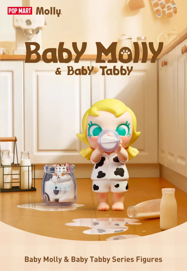 Genuine Pop Mart Baby Molly & Baby Tabby Series Blind Box Figures Animals - Tophatter Daily Deals