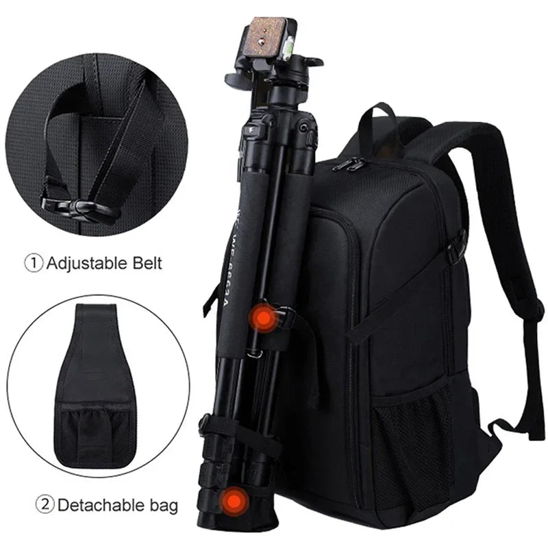Waterproof Backpack Photography Orange Backpacks - Tophatter Daily Deals