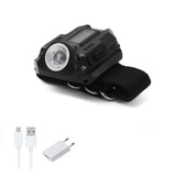 Portable Wrist Light USB Rechargeable Tactical LED Handsfree Type C - Tophatter Daily Deals