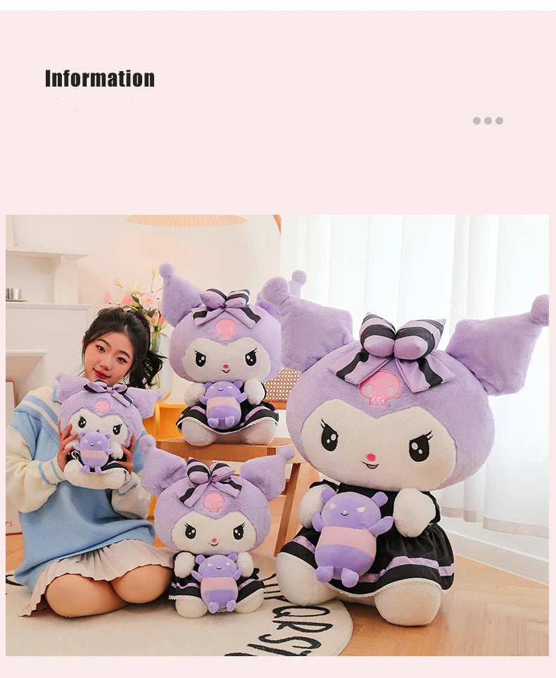 Kawaii Sanrio Purple Kuromi Cute Little Devil Plush Toy Anime - Tophatter Daily Deals