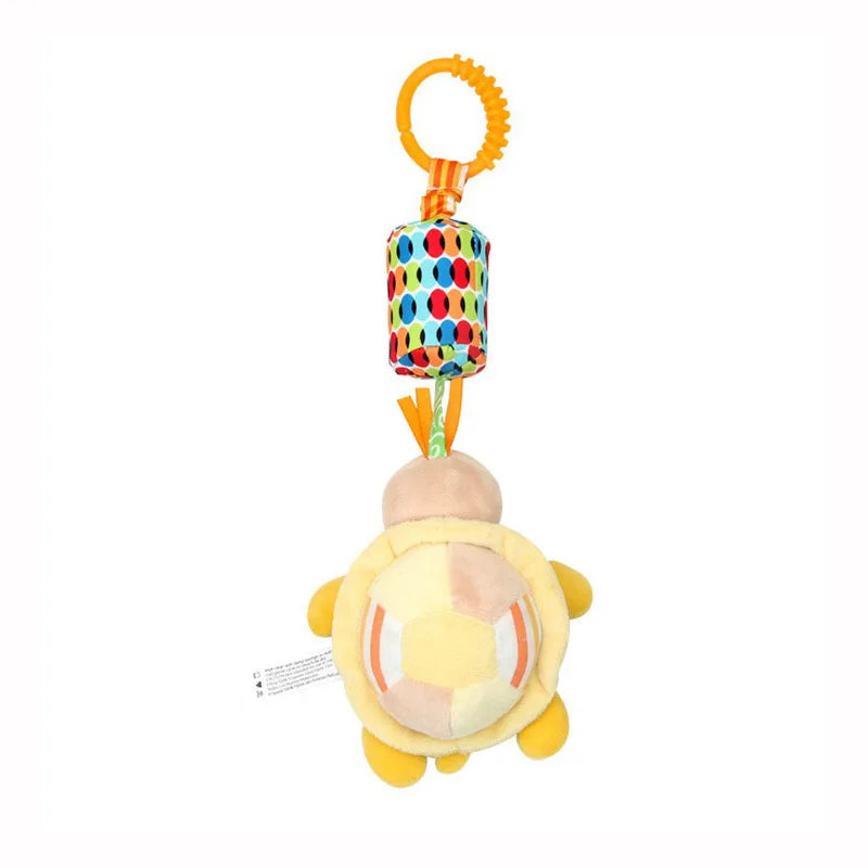 Baby Rattle Hanging Plush Toy Newborn Sensory Toys Gift Turtle - Tophatter Daily Deals