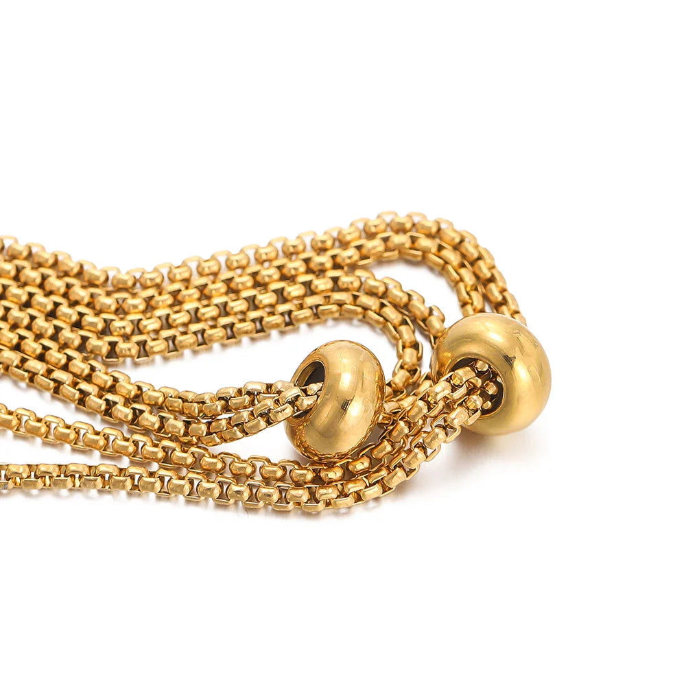 Stainless Steel Bracelet Extenders Adjustable Slider 3Pc - Tophatter Daily Deals