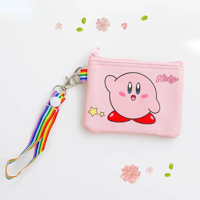 Kirby Rainbow Zipped Coin Purse Kirby 9.5x11.5cm Anime - Tophatter Daily Deals