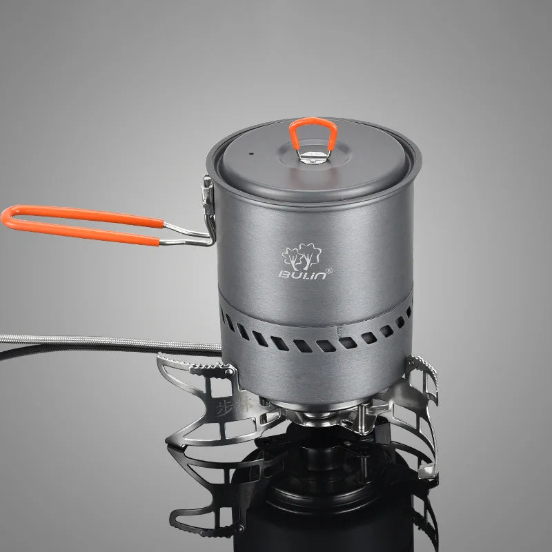 3800W Windproof Camping Gas Stove Silver Camp Cooking - Tophatter Daily Deals