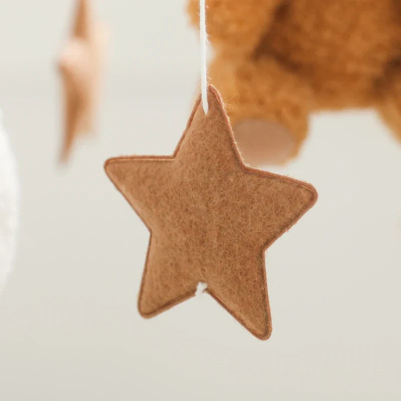 Baby Crib Mobile Wooden Nursery Newborn Sensory Toys - Tophatter Daily Deals