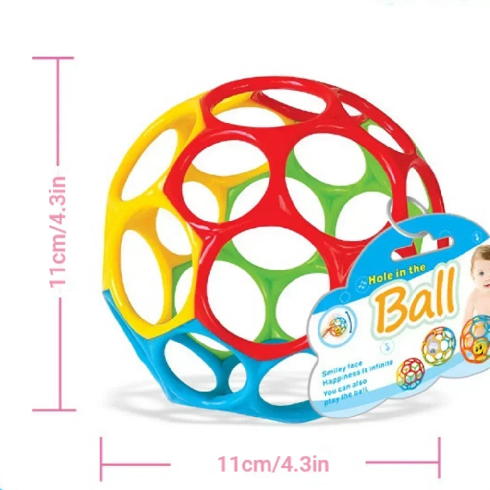 Baby Rattle Teether Ball Newborn Sensory Toys Soft Safe L - 3103 - Tophatter Daily Deals