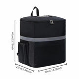 35L Camping Backpack Cooler Bag Black Duffel Bags - Tophatter Daily Deals