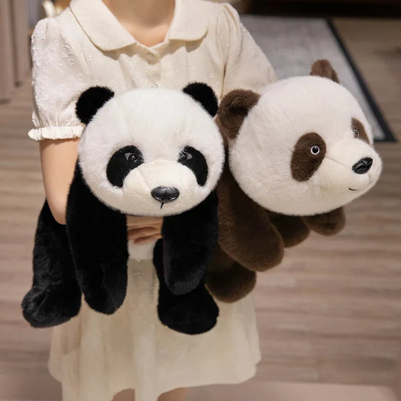 Realistic Weighted Baby Panda Plush Doll Christmas Gift - Tophatter Daily Deals
