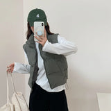 Lightweight Women's Down Vest - Cropped Boxy, Duck Fill - Tophatter Daily Deals