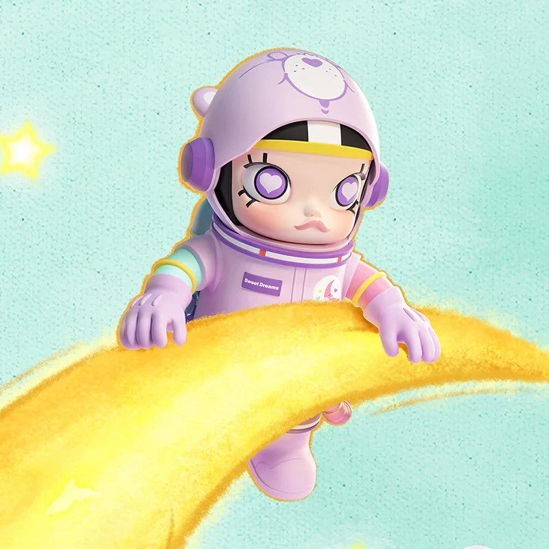 Genuine Pop Mart Mega Space Molly Figure 400%+100% Sweet Dream Bears Limited Edition MEGA 400 100 Outer Space - Tophatter Daily Deals