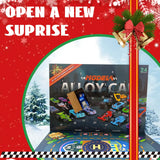 Advent Calendar 24 Alloy Cars Set Christmas Countdown - Tophatter Daily Deals