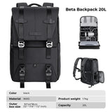 Camera Backpack for Camping Black Backpacks - Tophatter Daily Deals