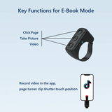 Bluetooth Page Turner & TikTok Scrolling Ring – Hands-Free Remote for Kindle, iPhone, Android – E-Reader Accessory, Selfie Shutter, Volume & Video Control Computer Accessories - Tophatter Daily Deals