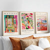 Abstract Mid Century Canvas Prints Set Vintage Art - Tophatter Daily Deals