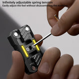 Luminous Push Slider Metal Fidget Toy EDC Stress Relief - Tophatter Daily Deals