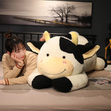 Milk Dairy Cow Plush Toy Stuffed Animal Cattle Animals - Tophatter Daily Deals