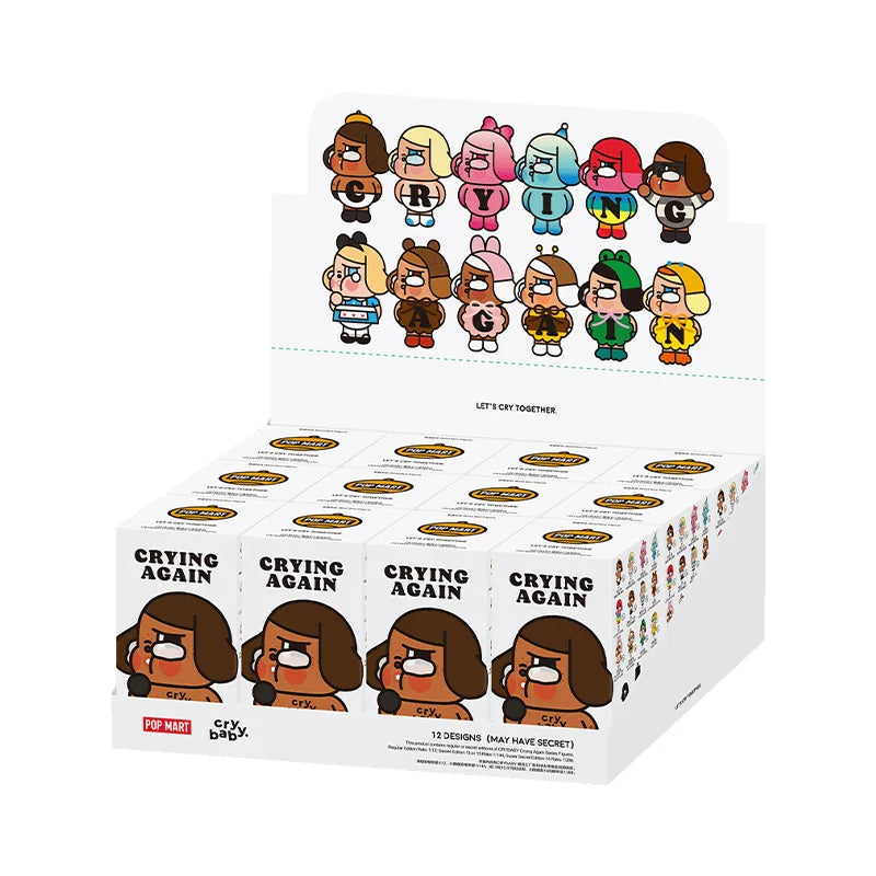 Genuine Pop Mart Crybaby Crying Again Series Figures Blind Box Full Set of 12 Boxes Anime - Tophatter Daily Deals