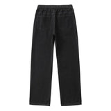 Stretchy Men Wide Leg Jeans - Drawstring Waist, Denim - Tophatter Daily Deals