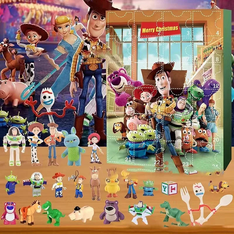Advent Calendar Stitch Mini Figures 24 Days Christmas Z - Tophatter Daily Deals