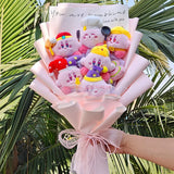 Kawaii Pink Graduation Kirby Plush Bouquet Anime - Tophatter Daily Deals