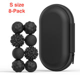 Magnetic Ball Fidget Toy Silicone Sensory Stress Relief S 8-pack Black - Tophatter Daily Deals