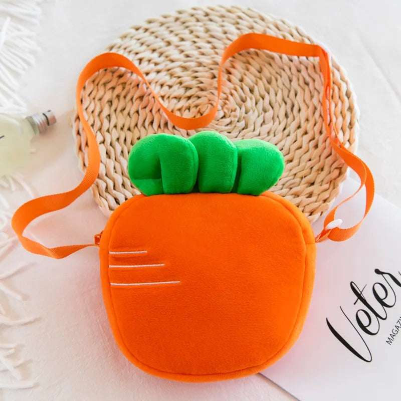 Red Strawberry Crossbody Bag Gold Chain Carrot Fruit - Tophatter Daily Deals