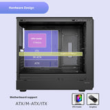 PC Case Glass Side ATX M ATX ITX Support 360mm Radiator - Tophatter Daily Deals