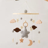 Baby Crib Mobile Wooden Musical Newborn Sensory Toys - Tophatter Daily Deals
