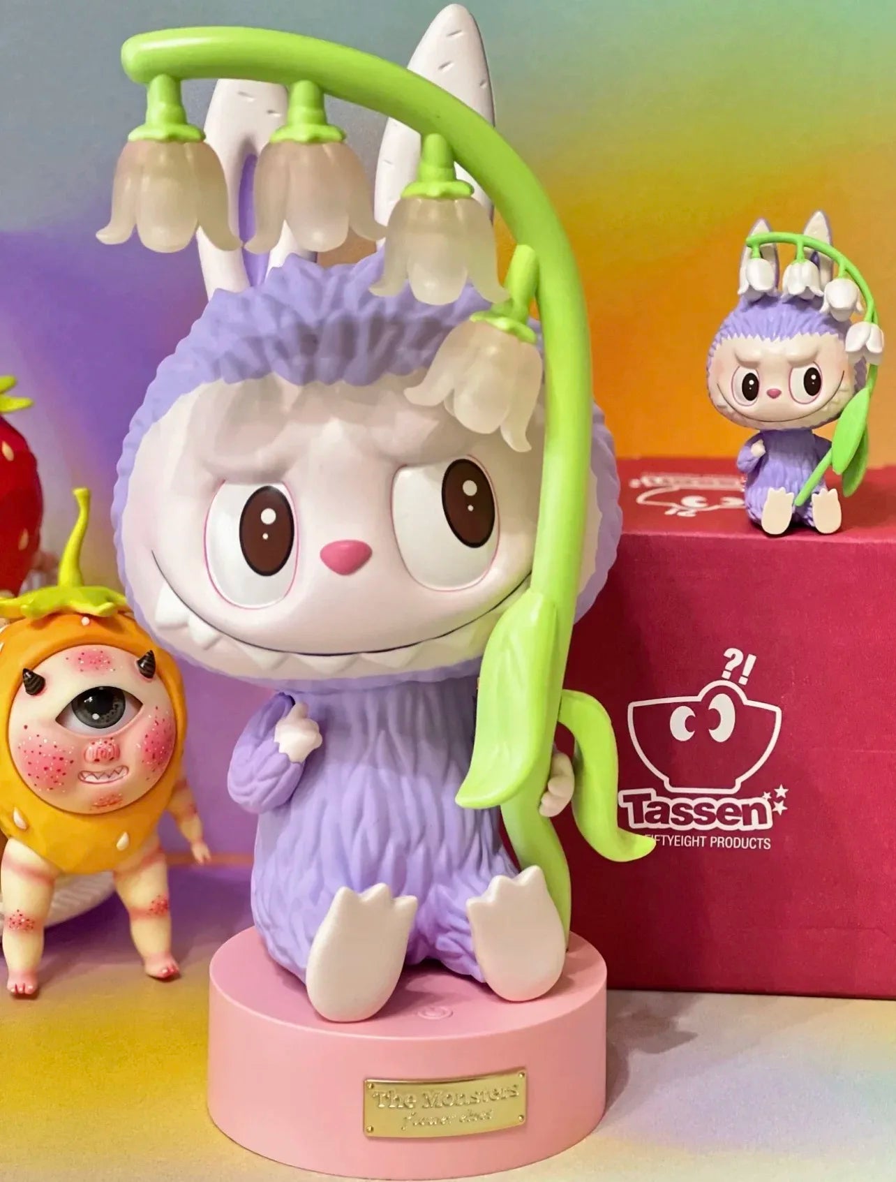 Genuine Pop Mart The Monsters Labubu Lamp Figurine Purple Lamp Mythical - Tophatter Daily Deals