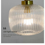 Japandi Glass Pendant Light Japanese Nordic Hanging Lamp Warm - Tophatter Daily Deals
