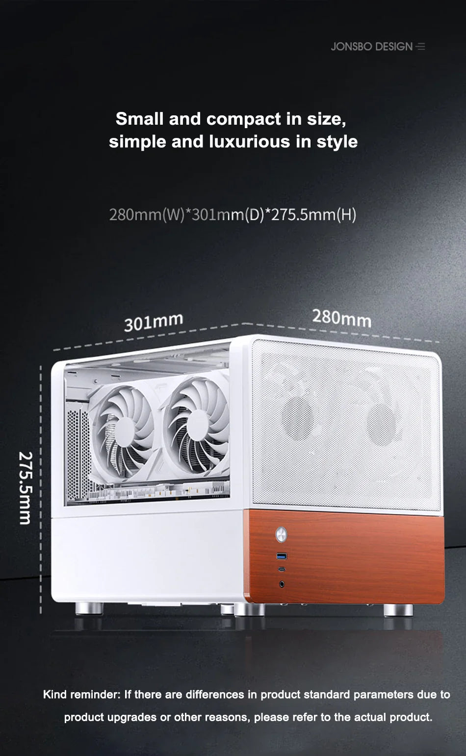 Mini ITX MicroATX PC Case Sea View Glass Compact Gaming - Tophatter Daily Deals