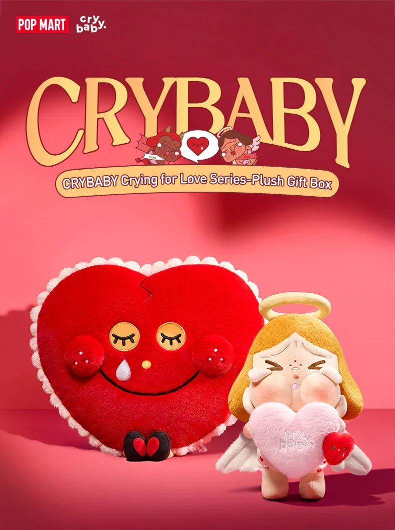 Genuine Pop Mart Crybaby Crying for Love Series - Plush With Gift Box Mythical - Tophatter Daily Deals