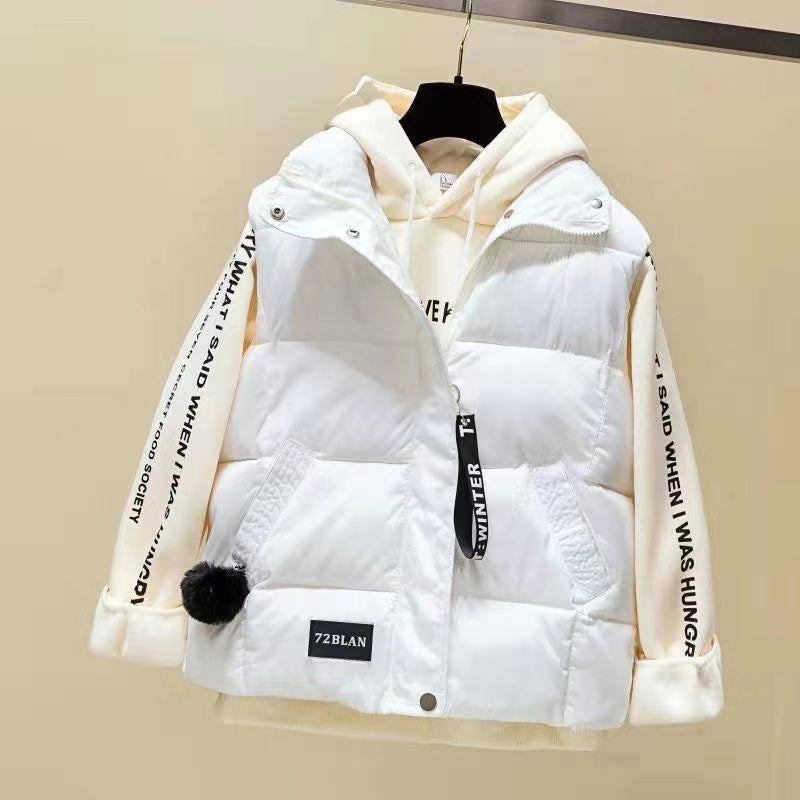 Warm Cozy Womens Puffer Vest - Boxy Short, Quilted, For Winter - Tophatter Daily Deals