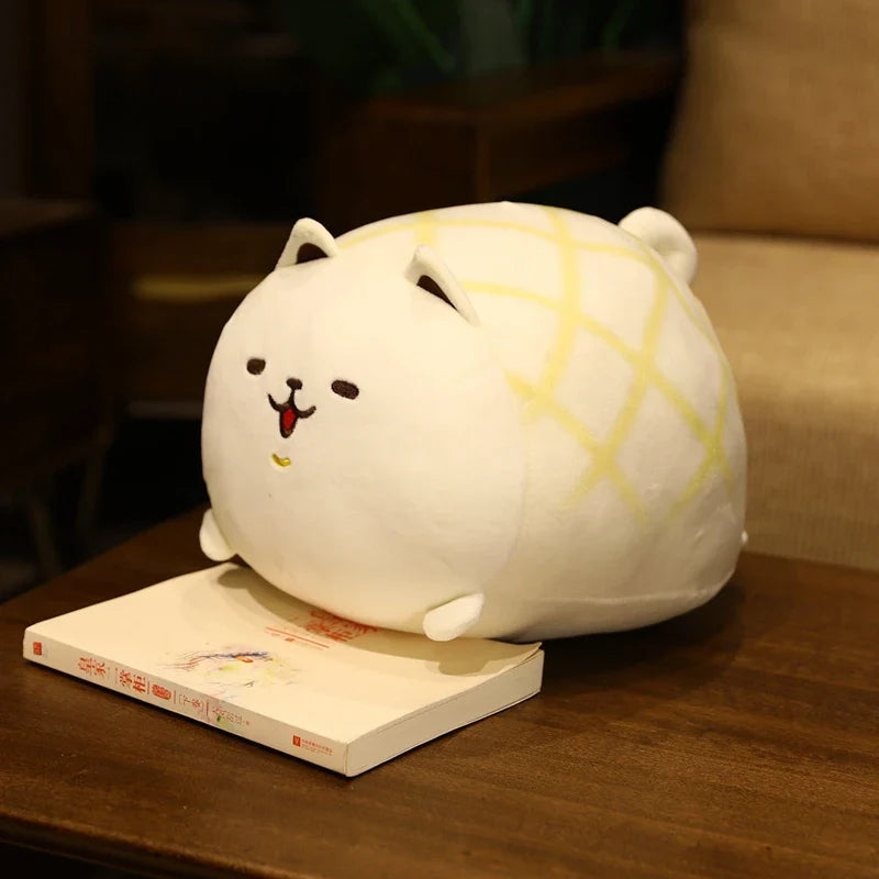 Soft Pineapple Bun Shiba Inu Dog Plush TsumTsum White Pineapple Bun Animals - Tophatter Daily Deals