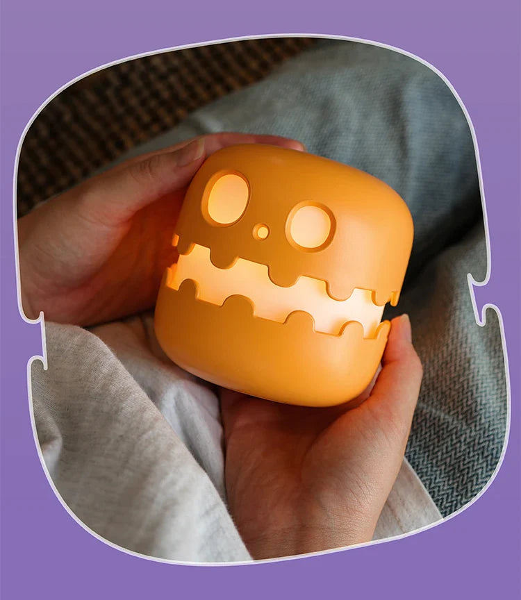 Ghost Night Light Rechargeable Bedside Lamp Cozy Glow - Tophatter Daily Deals