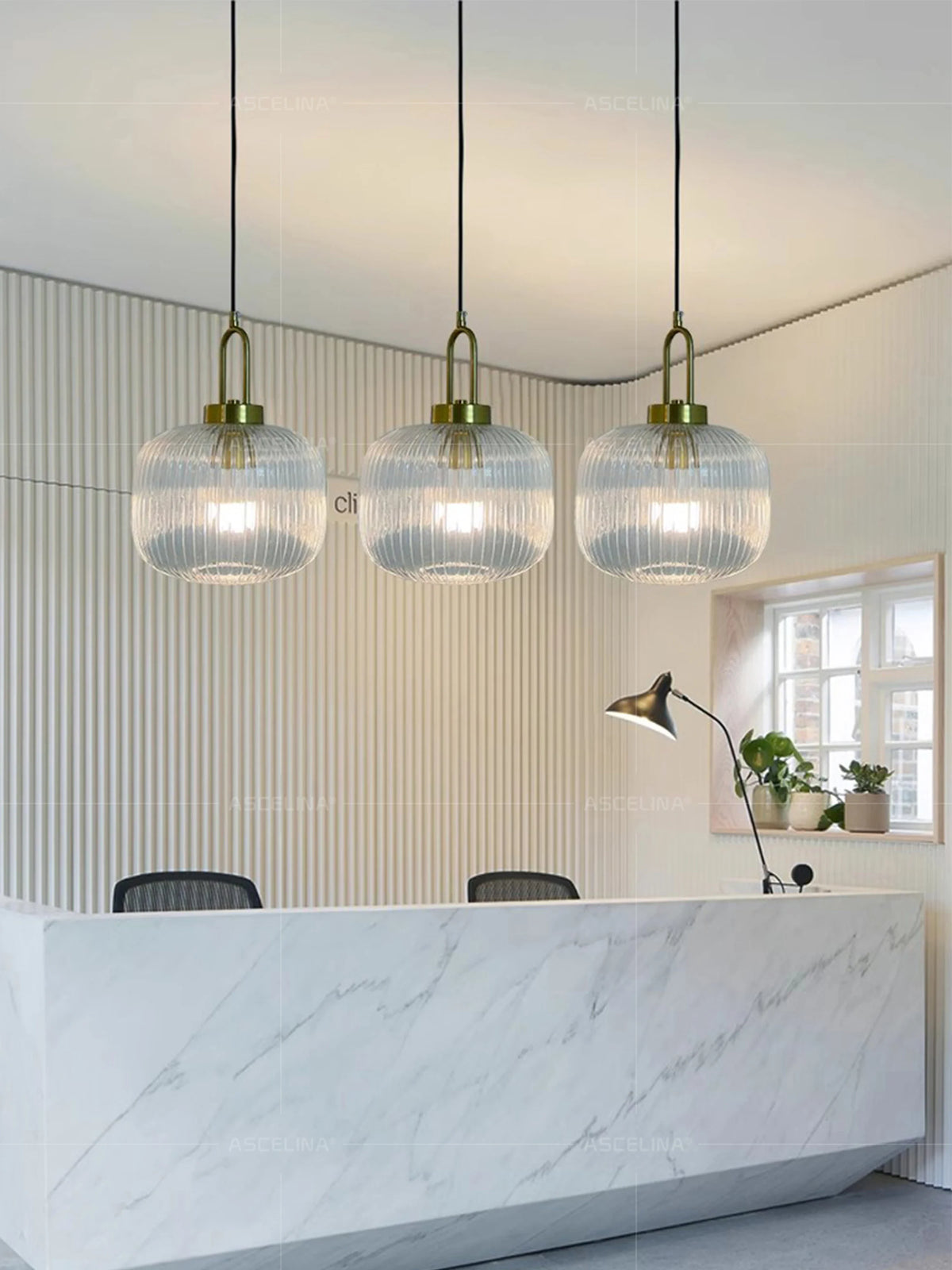 Japandi Glass Pendant Light Japanese Nordic Hanging Lamp Warm - Tophatter Daily Deals