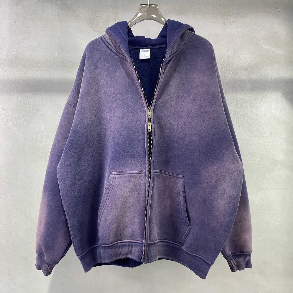 Warm Relaxed Men's Zip Up Hoodie - Oversize, Plush, Winter - Tophatter Daily Deals
