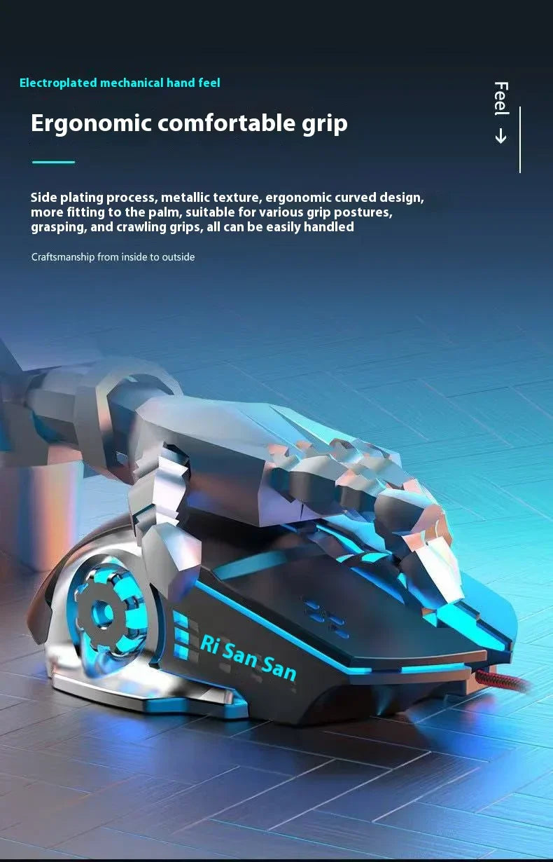 Wireless Rechargeable Gaming Mouse Bluetooth Silent Backlit - Tophatter Daily Deals