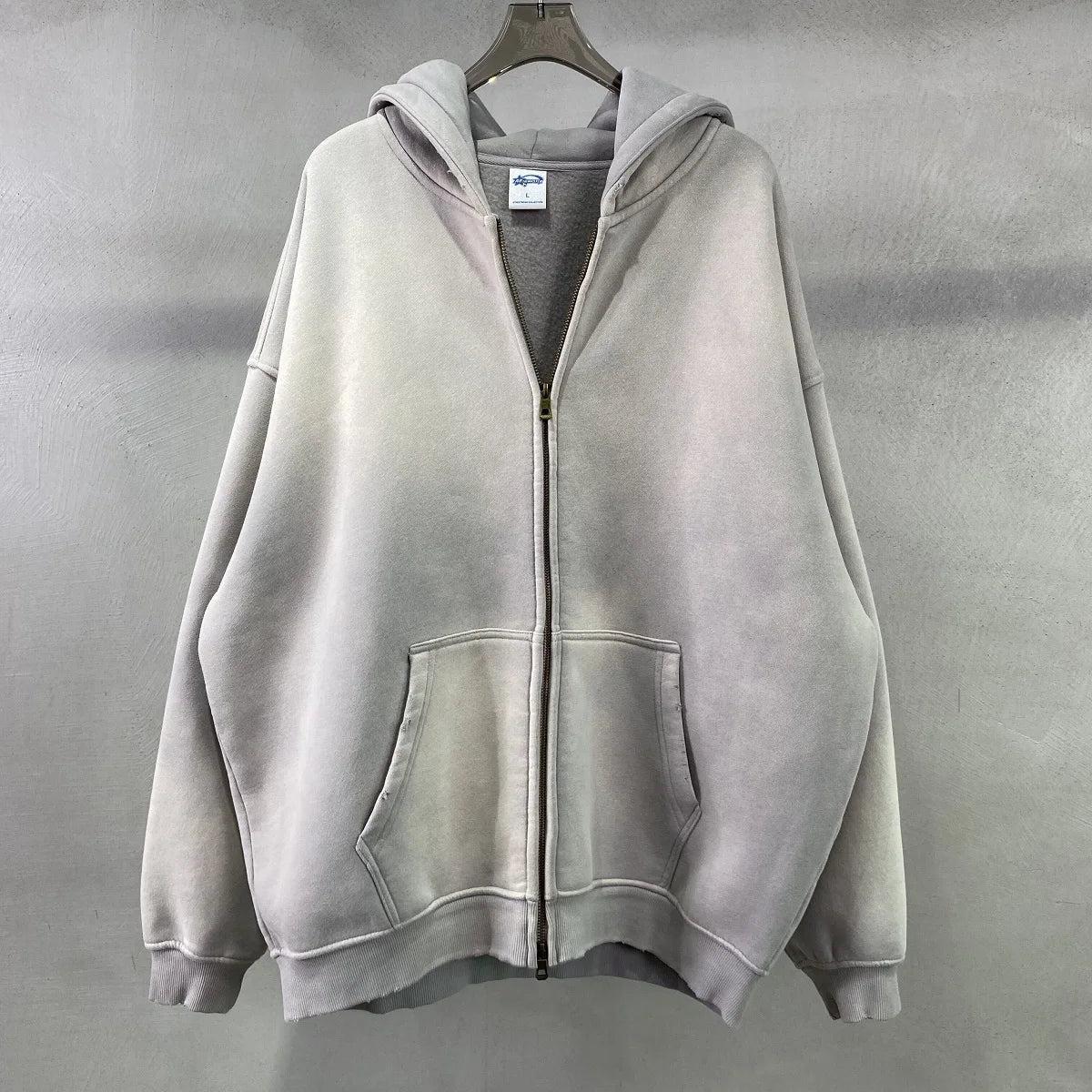 Warm Relaxed Men's Zip Up Hoodie - Oversize, Plush, Winter - Tophatter Daily Deals